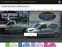 Tablet Screenshot of floodbrothersrestoration.com